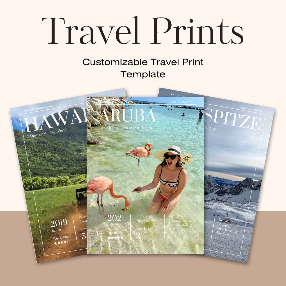 Choice Travel Print Template *Customizable*